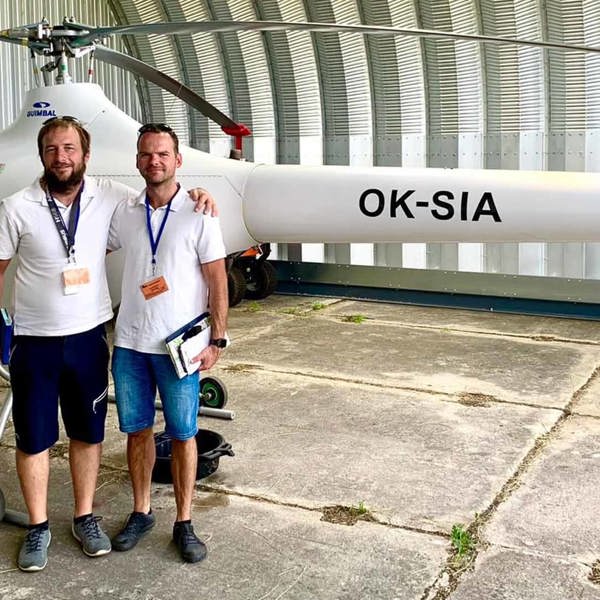 Marián Smorada dnes složil zkoušku dovednosti PPL(H)